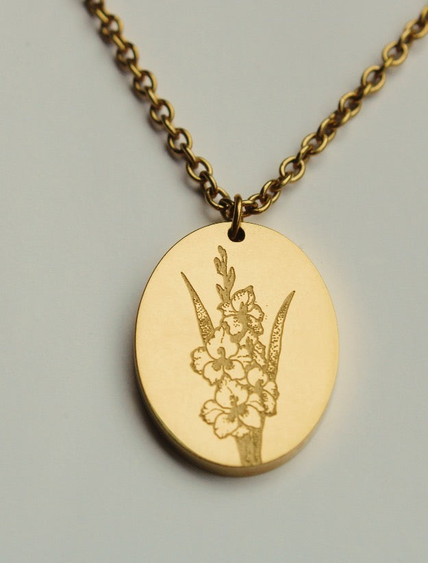 Birth Flower Necklace