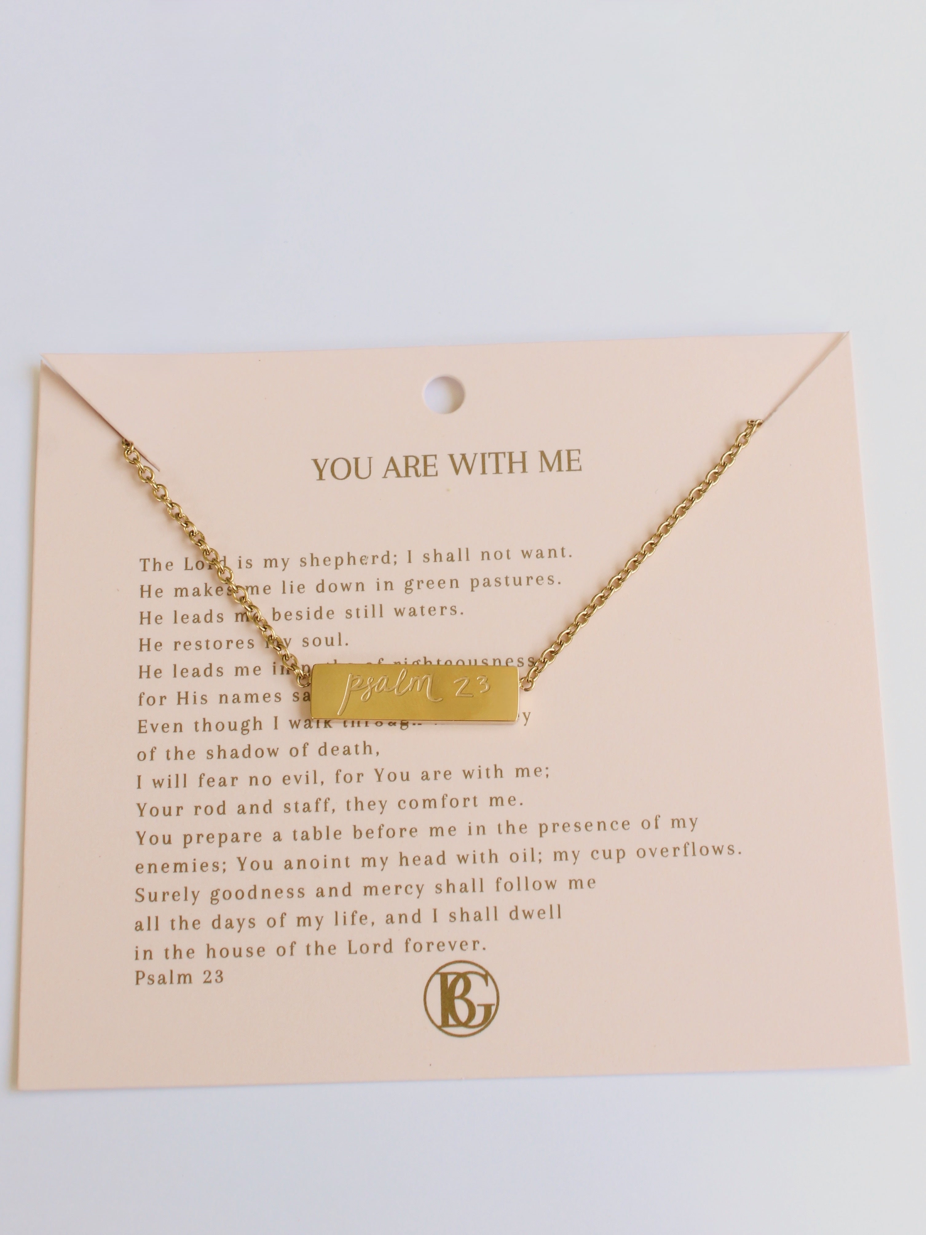 Psalm 23 Necklace