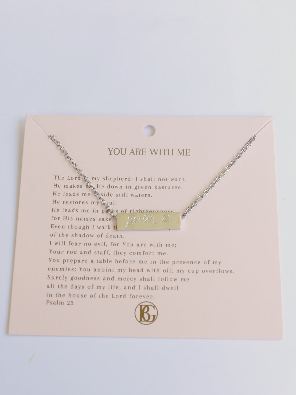 Psalm 23 Necklace