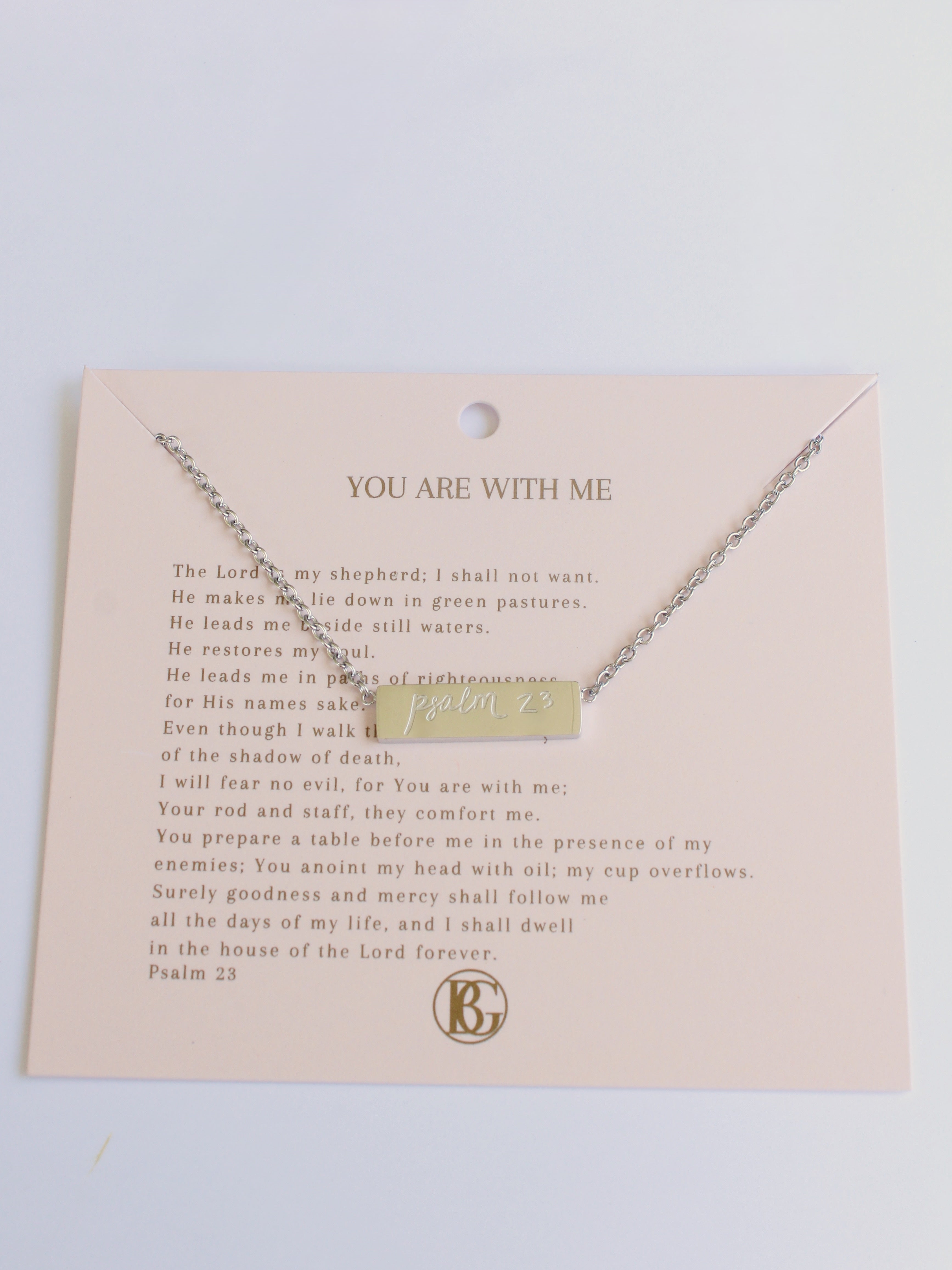 Psalm 23 Necklace
