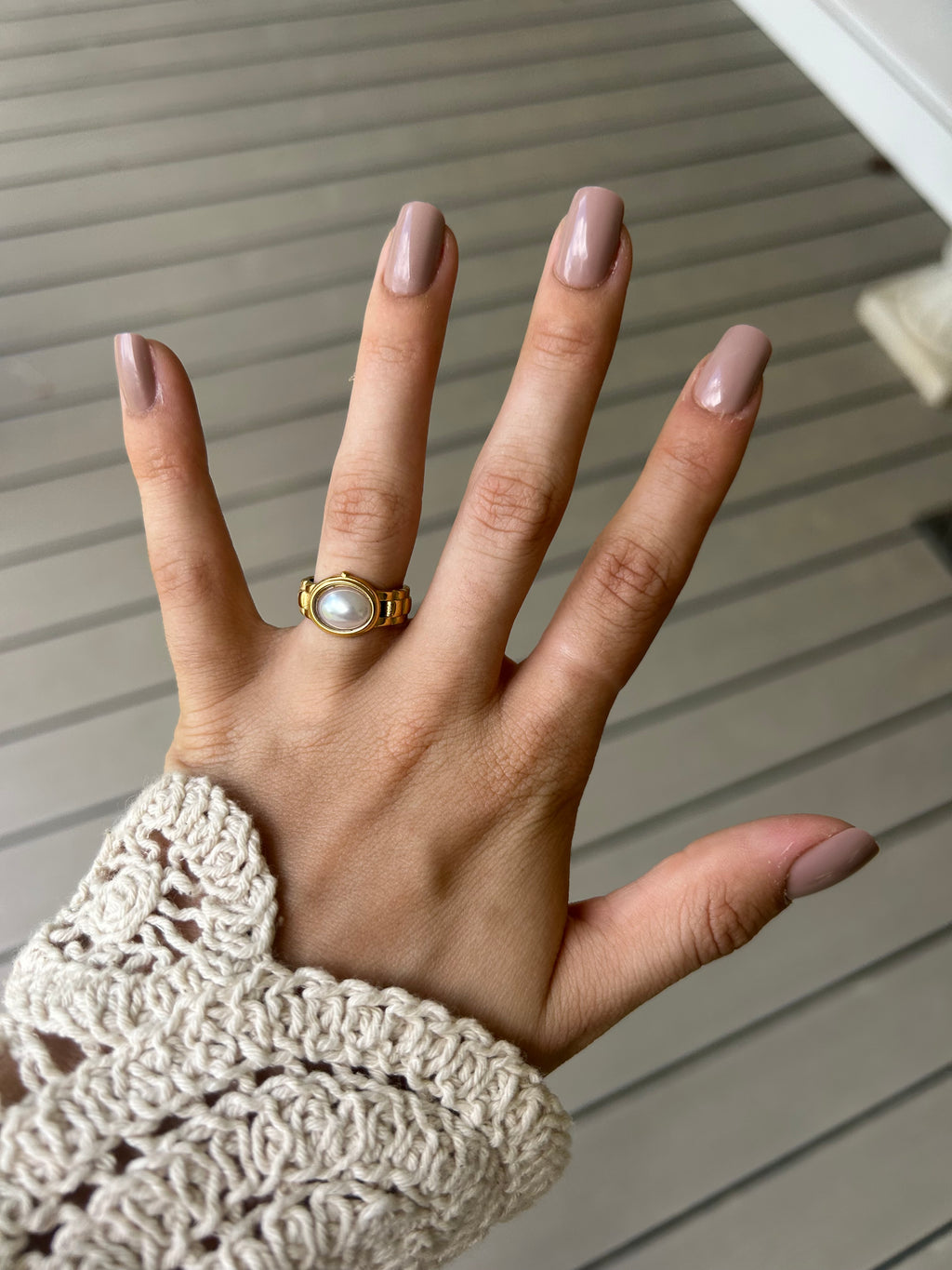 Layla Pearl Ring