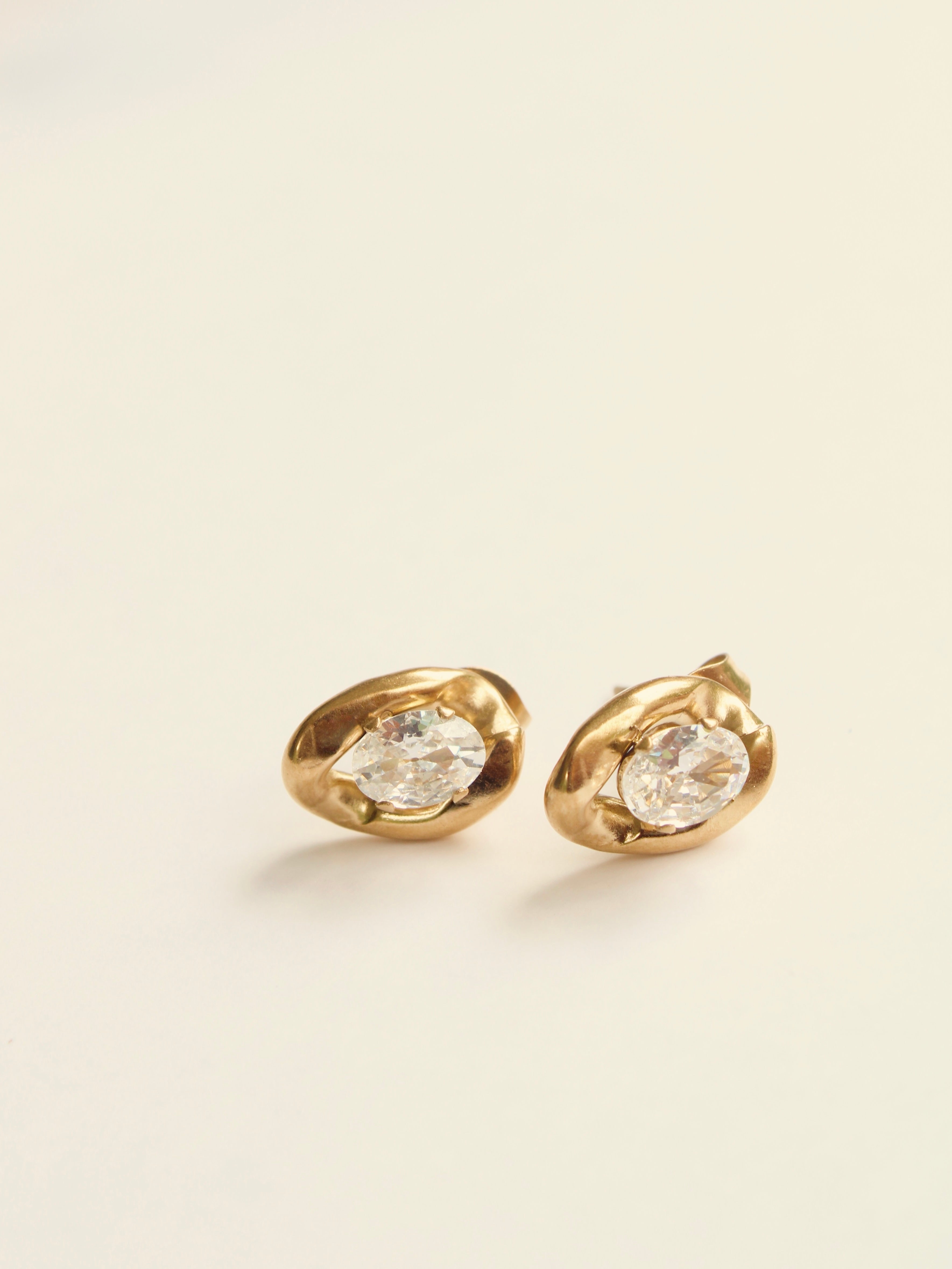 Mia Diamond Stud Earring