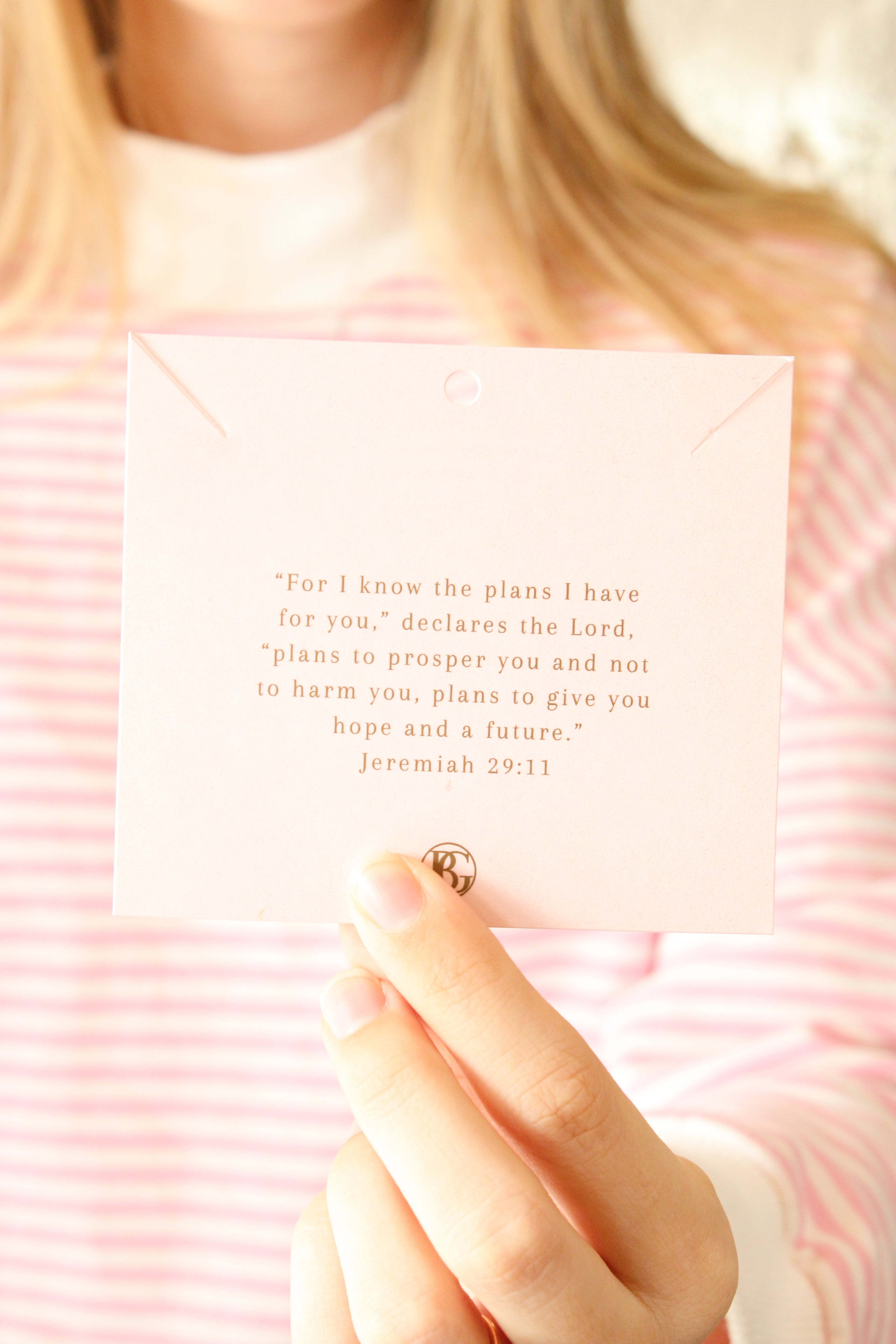 Jeremiah 29:11 Necklace