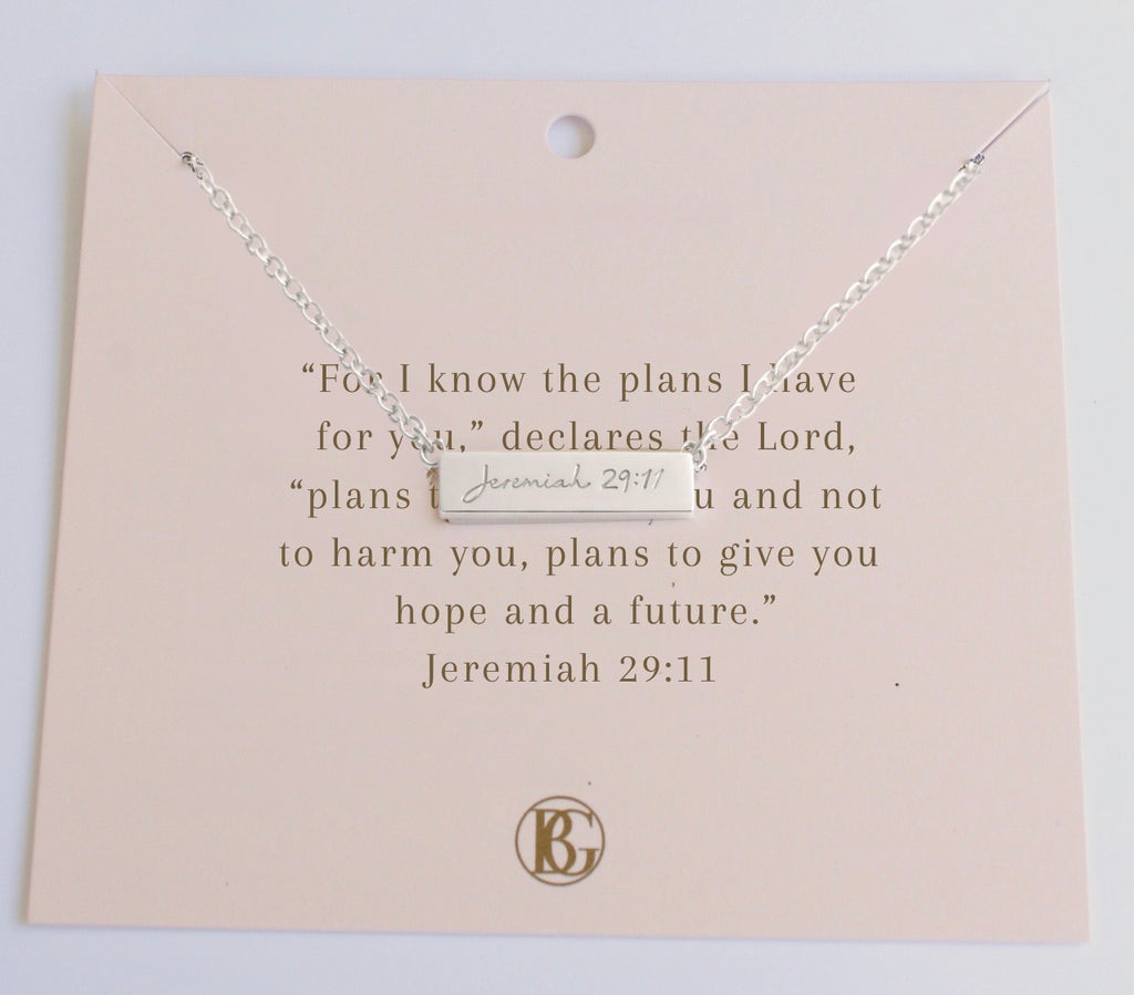 Jeremiah 29:11 Necklace