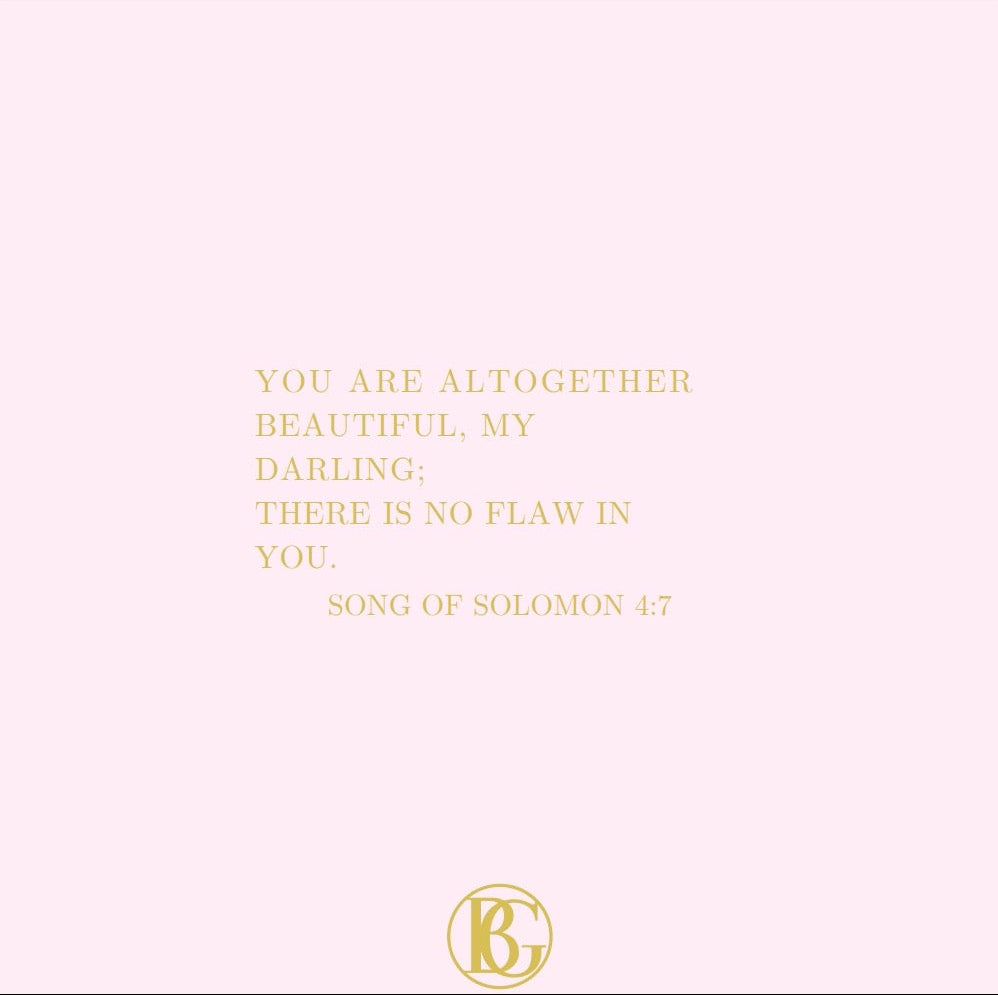 Song of Solomon 4:7 Necklace