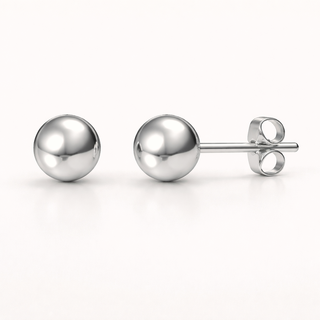 6mm Ball Stud Earring