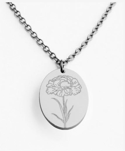 Birth Flower Necklace